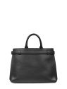 Lancel A13528 - CUIR DE VACHETTE - NOIR sac porté main taille m faubourg de lancel sacs-a-mains
