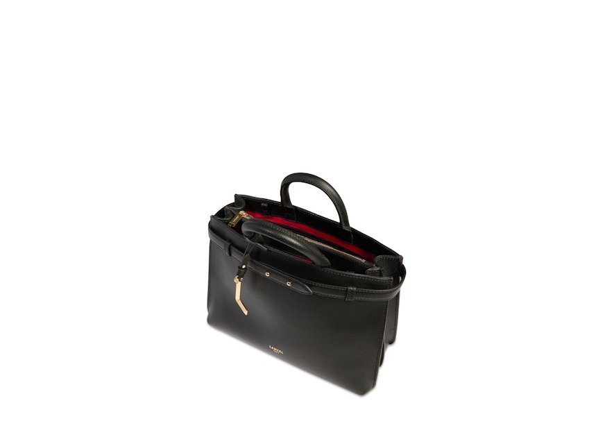Lancel A13528 - CUIR DE VACHETTE - NOIR faubourg de lancel porté main m Sac porté main