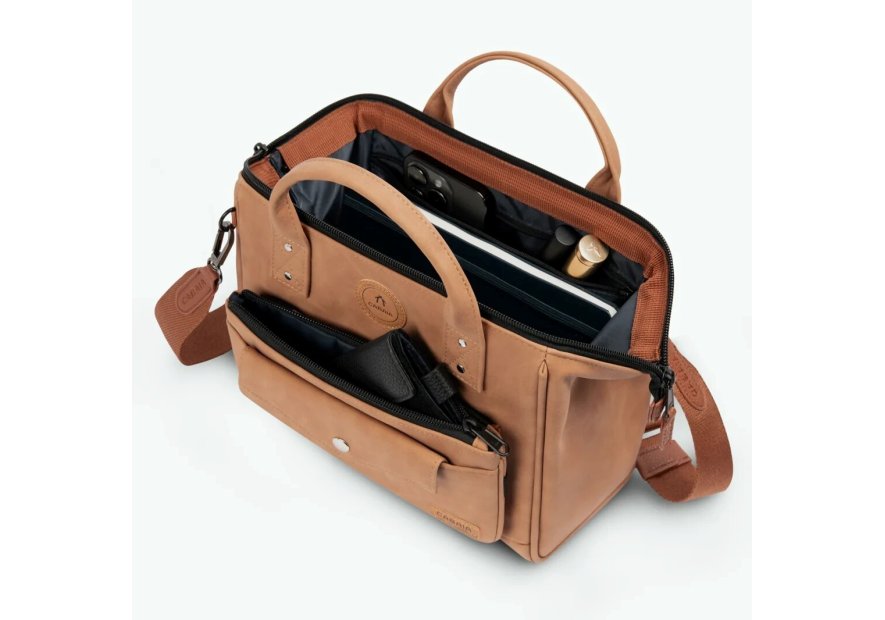 Cabaïa CROSSBODY BAG S - POLYURÉTHANE - sac porté main crossbody s cabaia Sac business