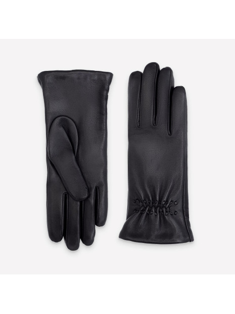 Glove Story 61051TR - AGNEAU - NOIR - 100 gants cuir agneau femme gants