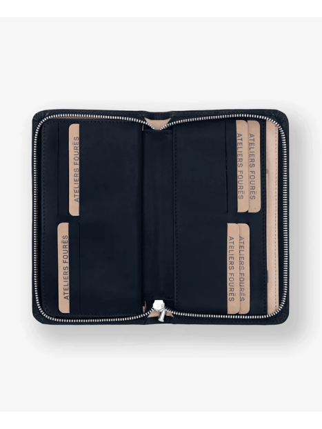 Les Ateliers Foures H68 grand porte monnaie zippé perséphone Porte-monnaie Femme