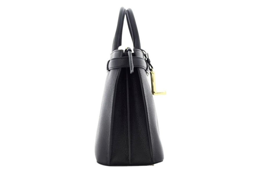 Lancel A13528 - CUIR DE VACHETTE - NOIR faubourg de lancel porté main m Sac porté main
