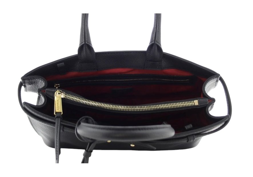 Lancel A13528 - CUIR DE VACHETTE - NOIR faubourg de lancel porté main m Sac porté main