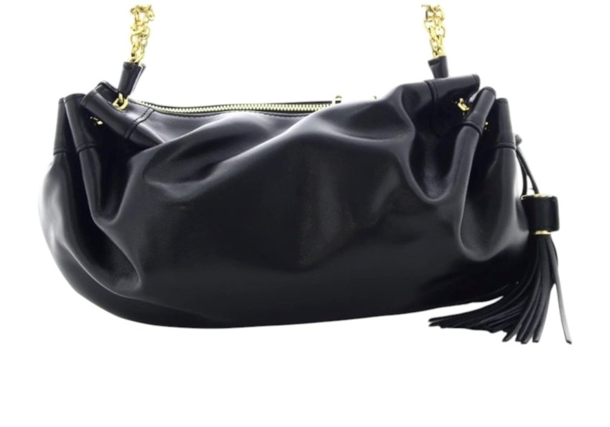 Lancel A13355 - CUIR DE VACHETTE - NOIR maballe besace Sac business