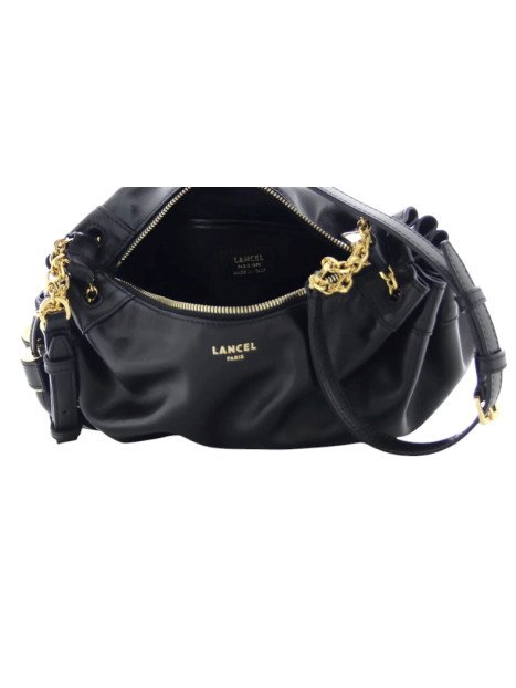 Lancel A13355 - CUIR DE VACHETTE - NOIR maballe besace Sac business