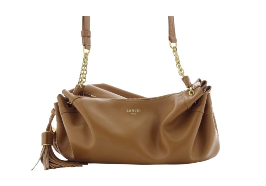Lancel A13355 - CUIR DE VACHETTE - CAME maballe besace Sac business