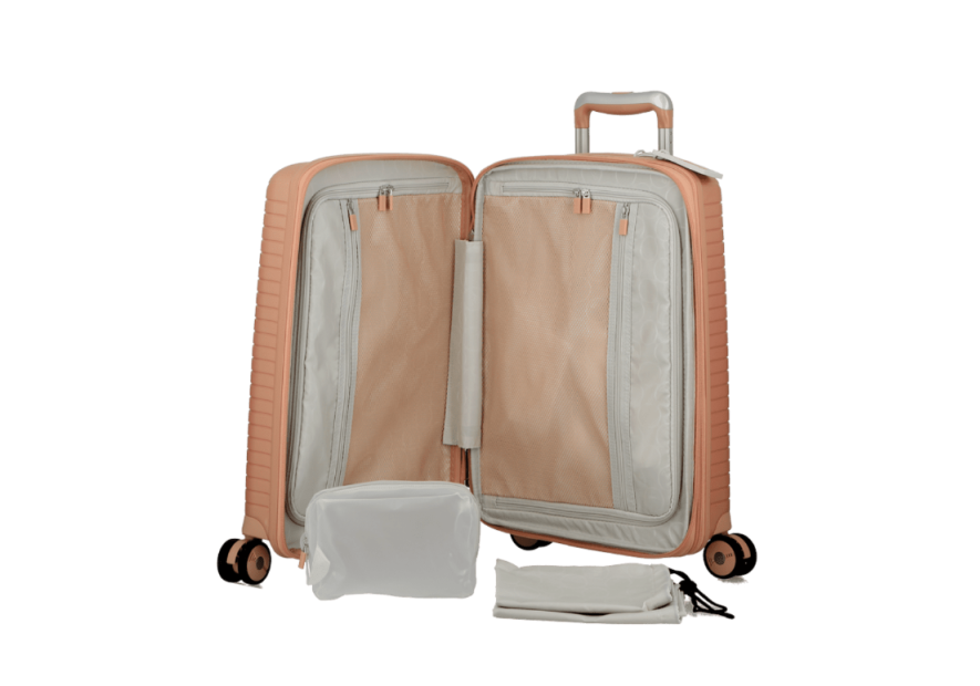 JUMP EV20 - POLYPROPYLENE - ROSE PALE valise cabine jump evea valise cabine