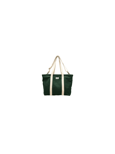 hindbag CESAR - COTON - SAPIN sac cabas a4 hindbag césar sac-a-main-shopping-toile-ou-cuir