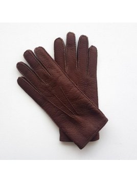 Poujade 122PBDA - PECARI - VISON gants homme pécari doublé alcantara paul Gants