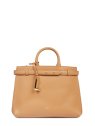 Lancel A13528 - CUIR DE VACHETTE - CAME sac porté main taille m faubourg de lancel sacs-a-mains