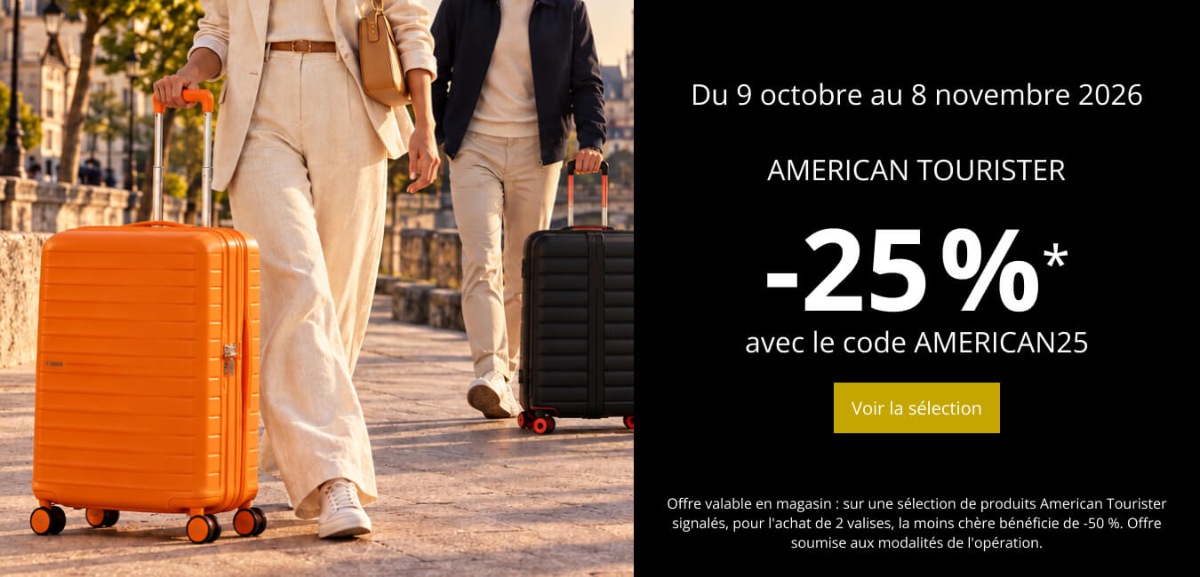 AMERICAN TOURISTER du 9 octobre au 8 novembre 