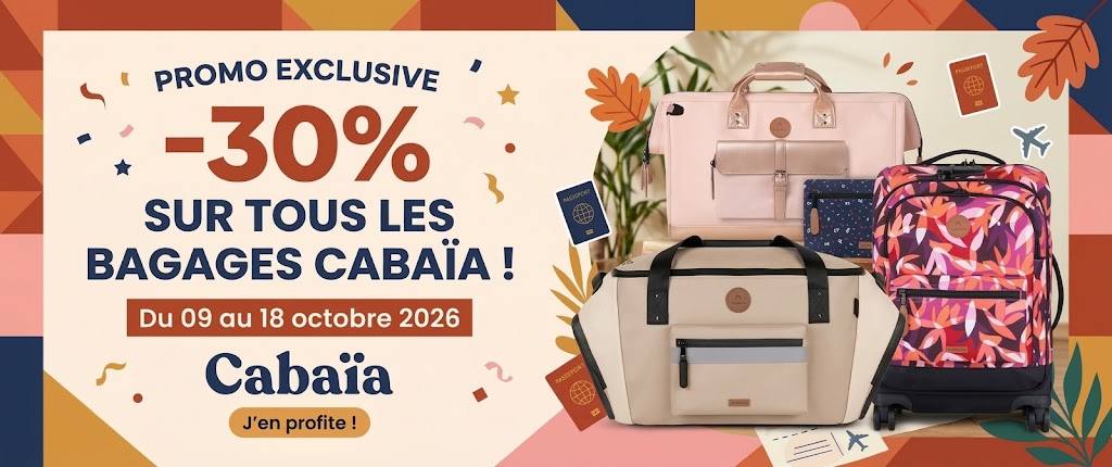 cabaia promotion bagage